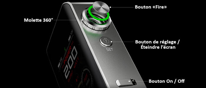 Interface et détails Centaurus BT200